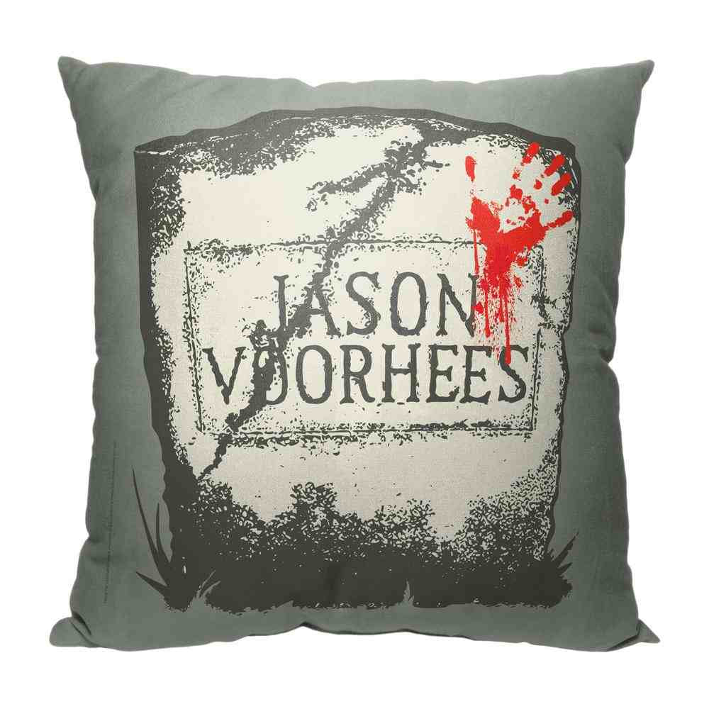 Warner Bros. Friday the 13th Voorhees Grave Throw Pillow 18x18 Inches