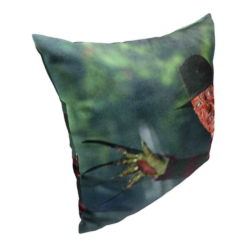 Warner Bros. Freddy vs Jason Watch Out For The Claw Throw Pillow 18x18 Inches