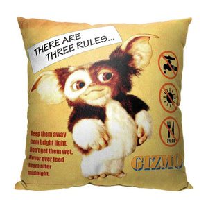 Warner Bros. Gremlins Three Rules Throw Pillow 18x18 Inches