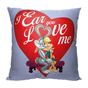 Warner Bros. Looney Tunes Ear Love Throw Pillow 18x18 Inches