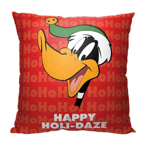 Warner Bros. Looney Tunes Happy Holi Daze Throw Pillow 18x18 Inches