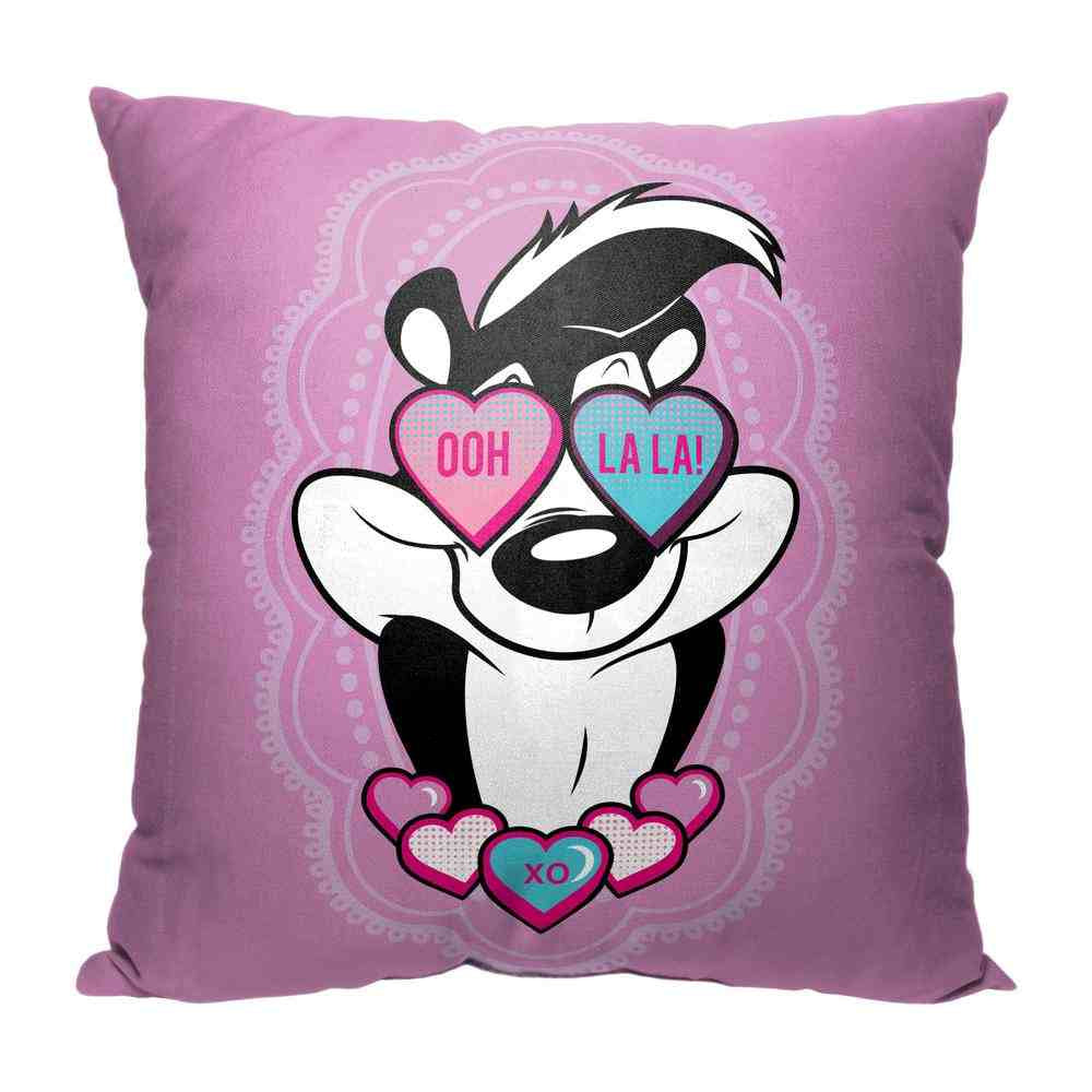 Warner Bros. Looney Tunes Oolala Throw Pillow 18x18 Inches