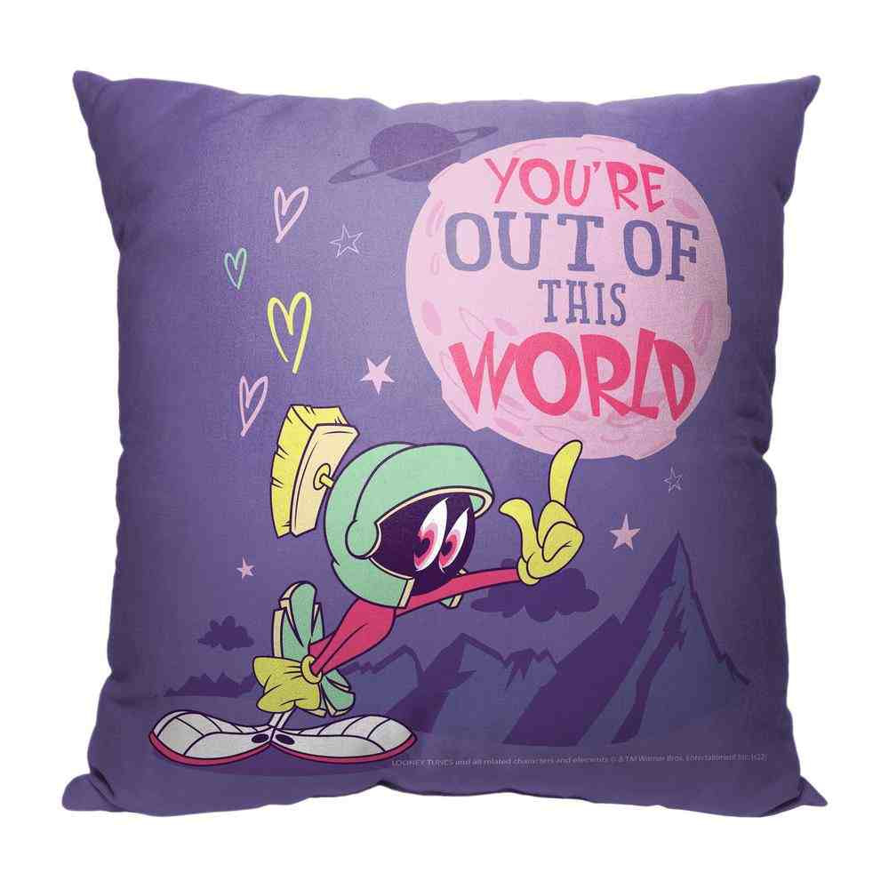 Warner Bros. Looney Tunes Outta This World Throw Pillow 18x18 Inches