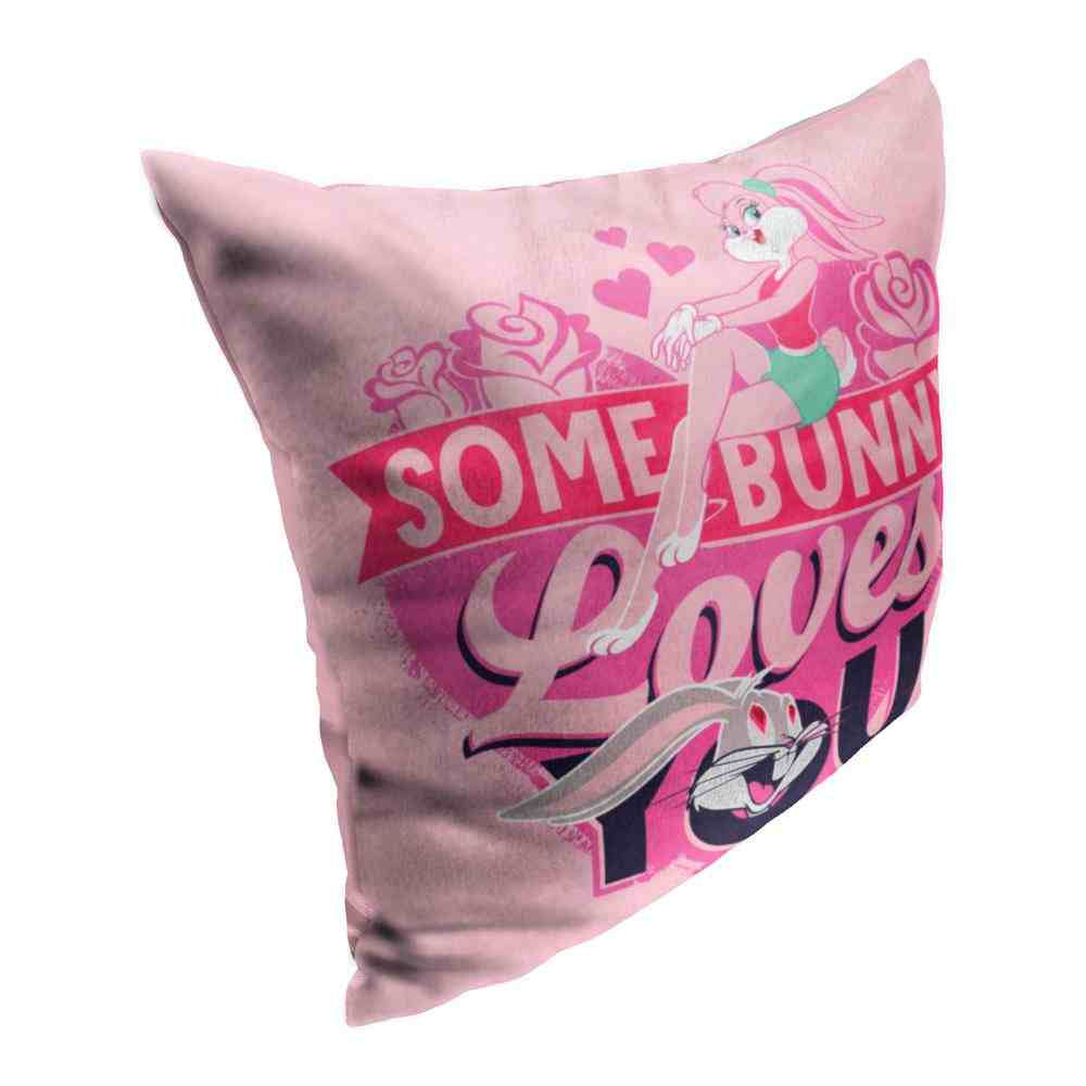 Warner Bros. Looney Tunes Some Bunny Loves You Throw Pillow 18x18 Inches