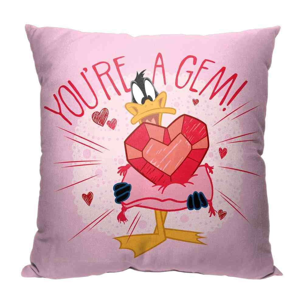 Warner Bros. Looney Tunes Youre A Gem Throw Pillow 18x18 Inches