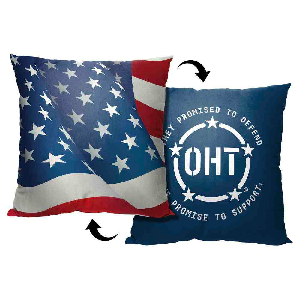 Operation Hat Trick Flag Sway Thw Pillow