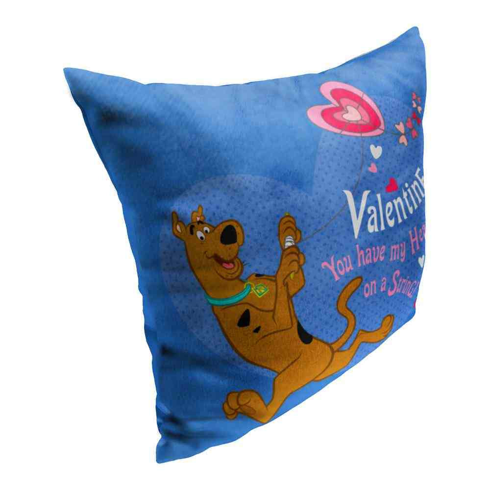 Warner Bros. Scooby-Doo Heart On A String Throw Pillow 18x18 Inches