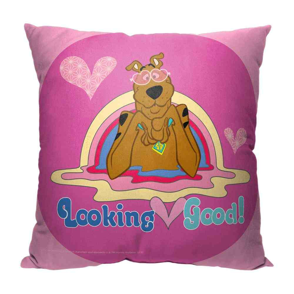 Warner Bros. Scooby-Doo Make Me Float Throw Pillow 18x18 Inches