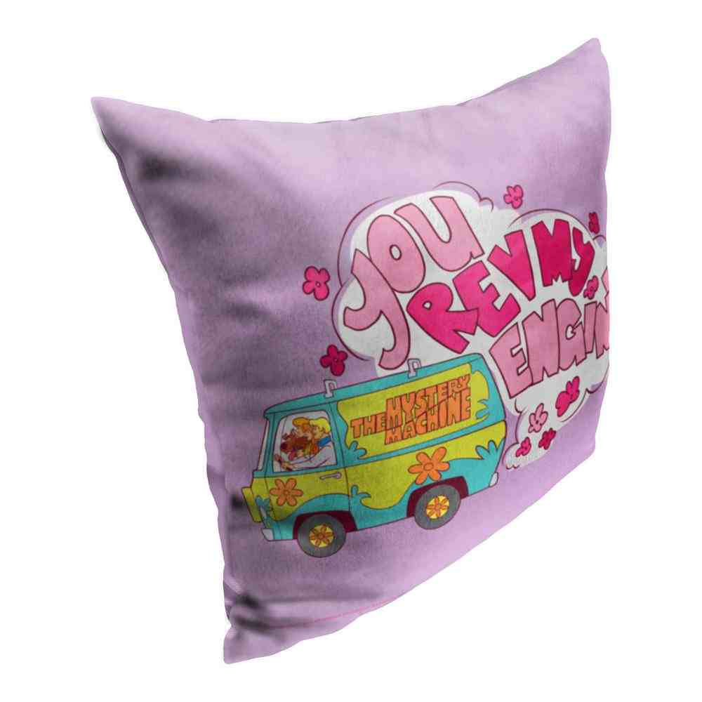 Warner Bros. Scooby-Doo Rev My Engine Throw Pillow 18x18 Inches