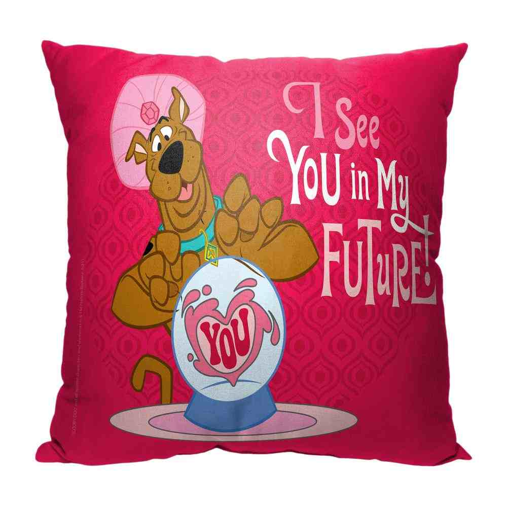 Warner Bros. Scooby-Doo You In My Future Throw Pillow 18x18 Inches