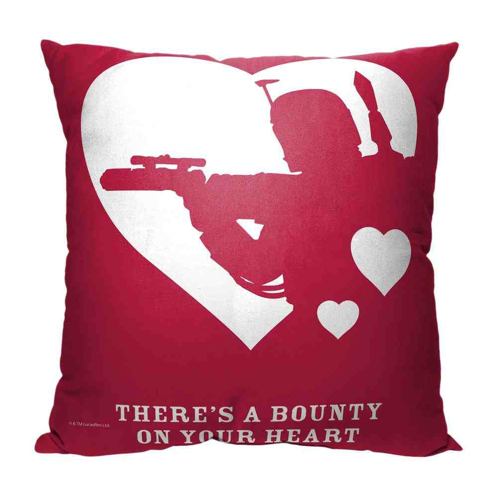 Disney Star Wars Heart Bounty Throw Pillow 18x18 Inches