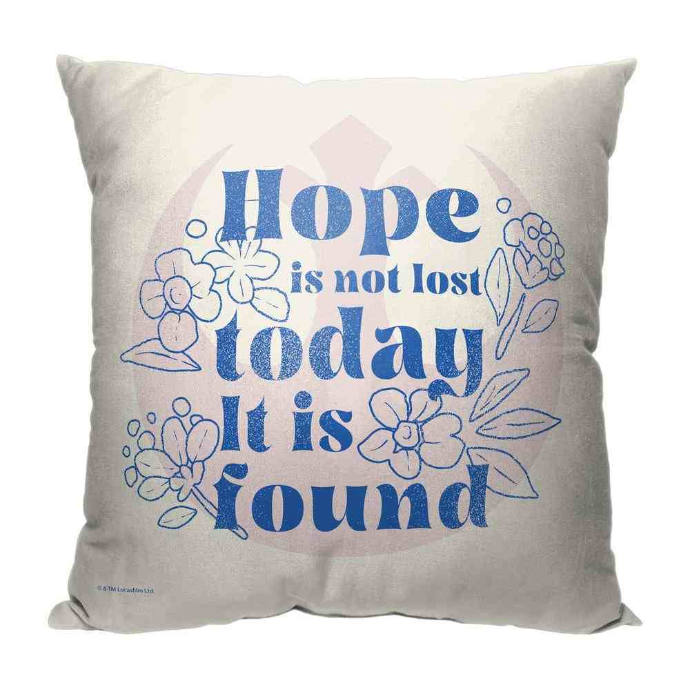 Disney Star Wars Hope Is Found Throw Pillow 18x18 Inches