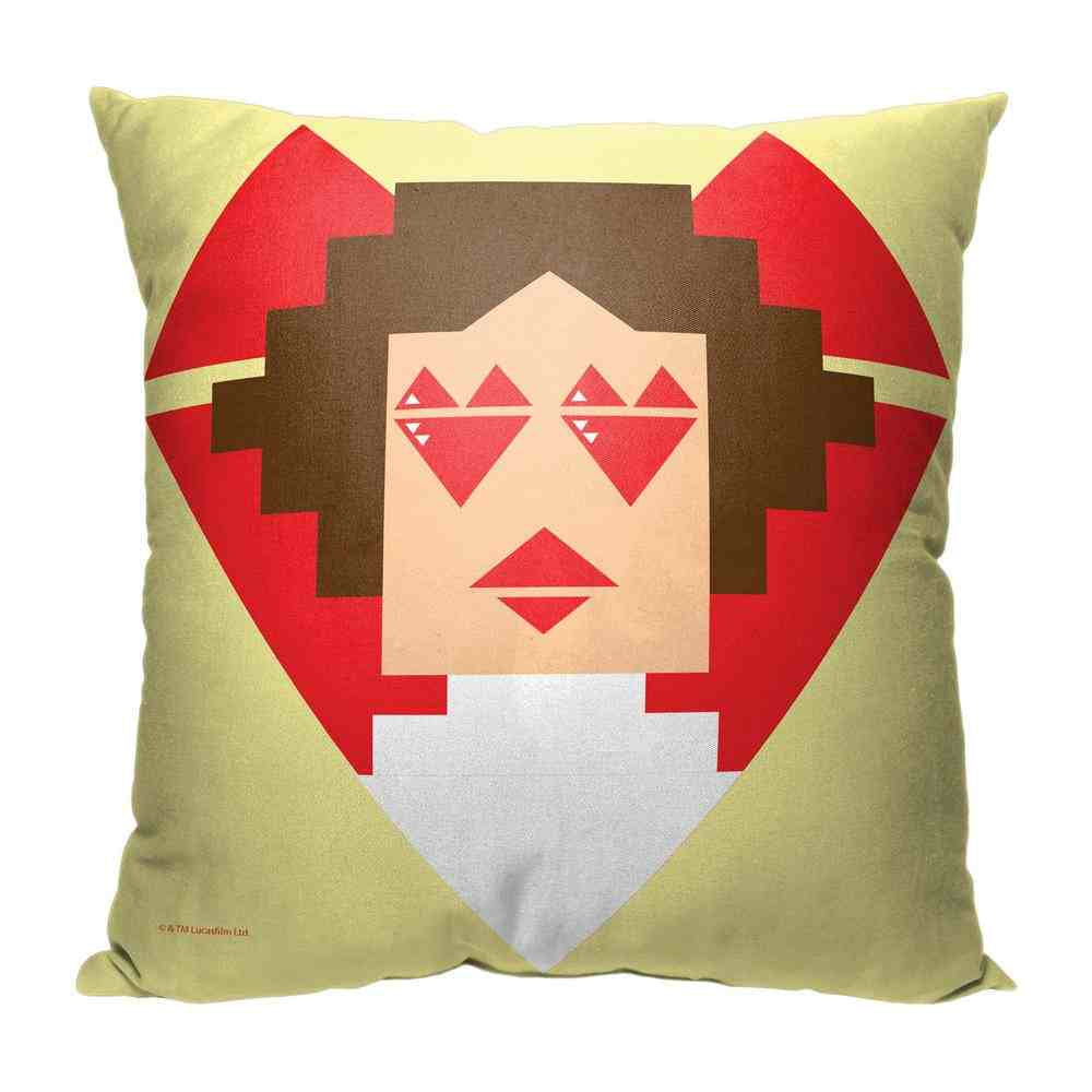 Disney Star Wars Leia I Love You Throw Pillow 18x18 Inches