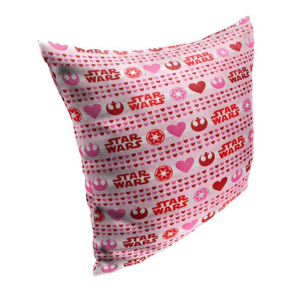 Disney Star Wars Love And Star Wars Throw Pillow 18x18 Inches