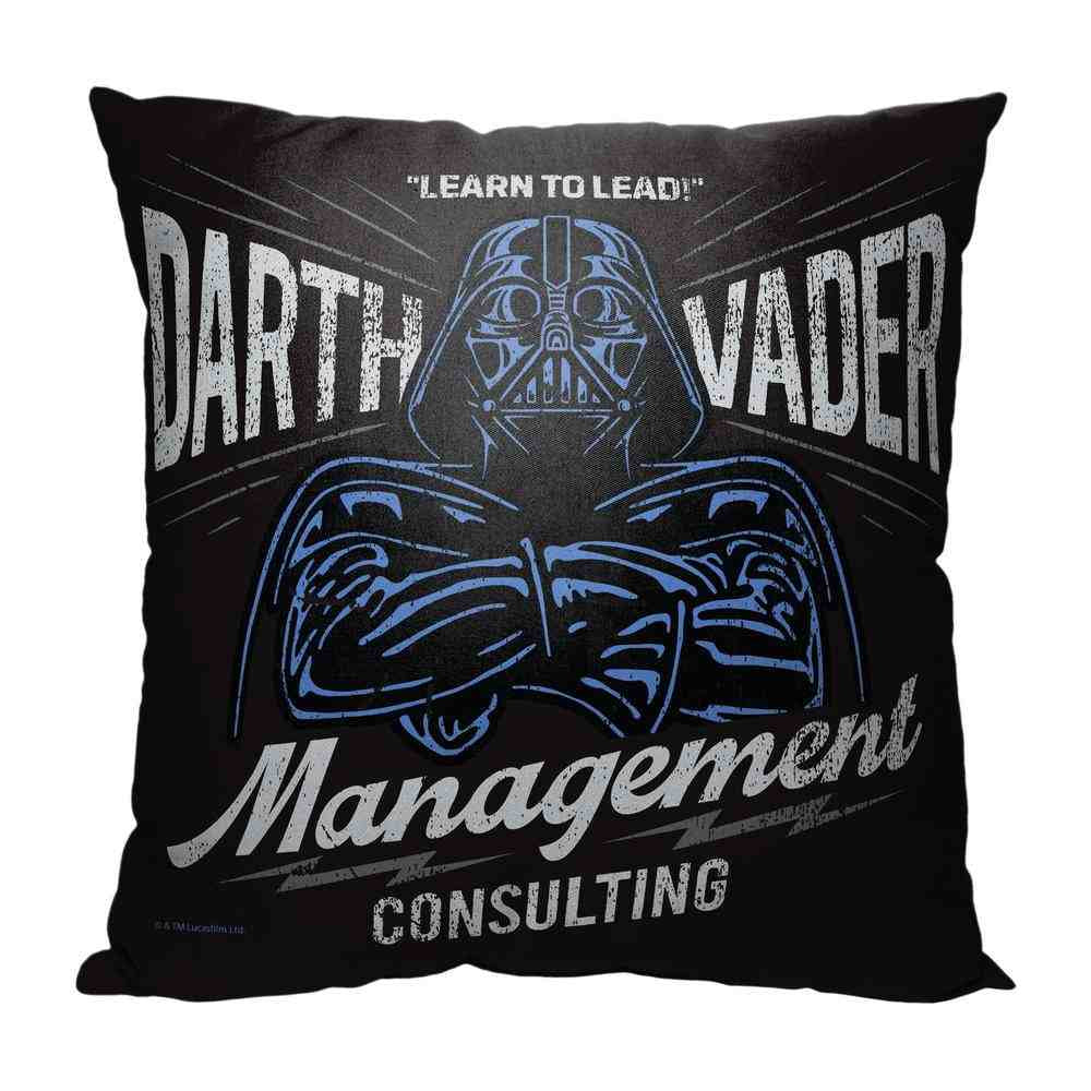 Disney Star Wars Management Consulting Throw Pillow 18x18 Inches