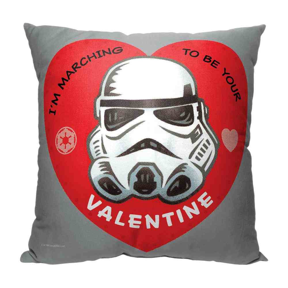 Disney Star Wars Marching For You Throw Pillow 18x18 Inches