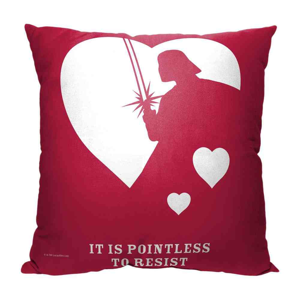 Disney Star Wars Pointless To Resist Throw Pillow 18x18 Inches