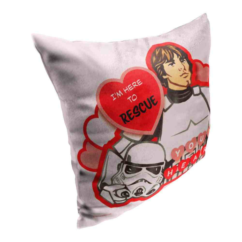 Disney Star Wars Rescuer Of Your Heart Throw Pillow 18x18 Inches