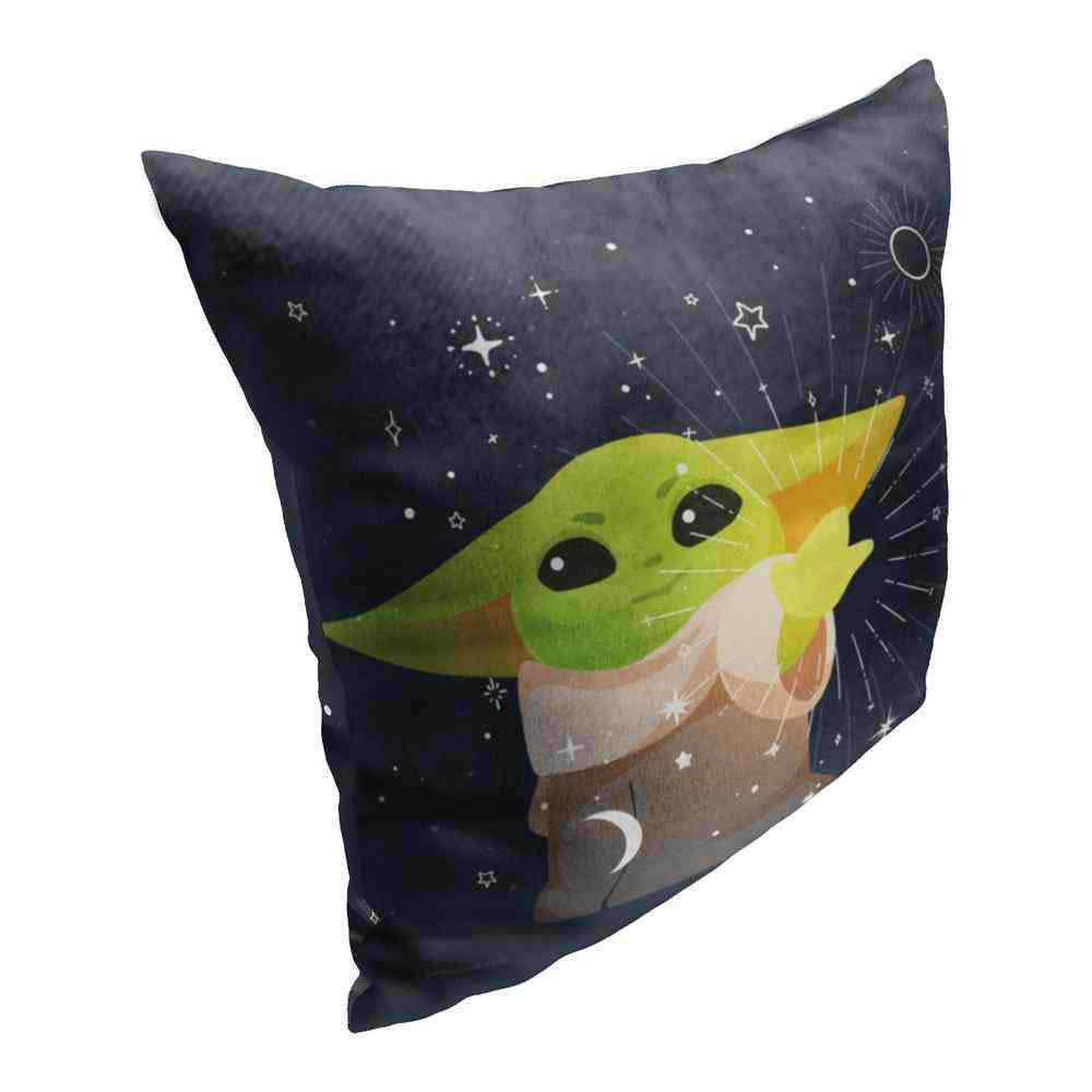 Disney Star Wars The Mandalorian Cosmic Force Throw Pillow 18x18 Inches