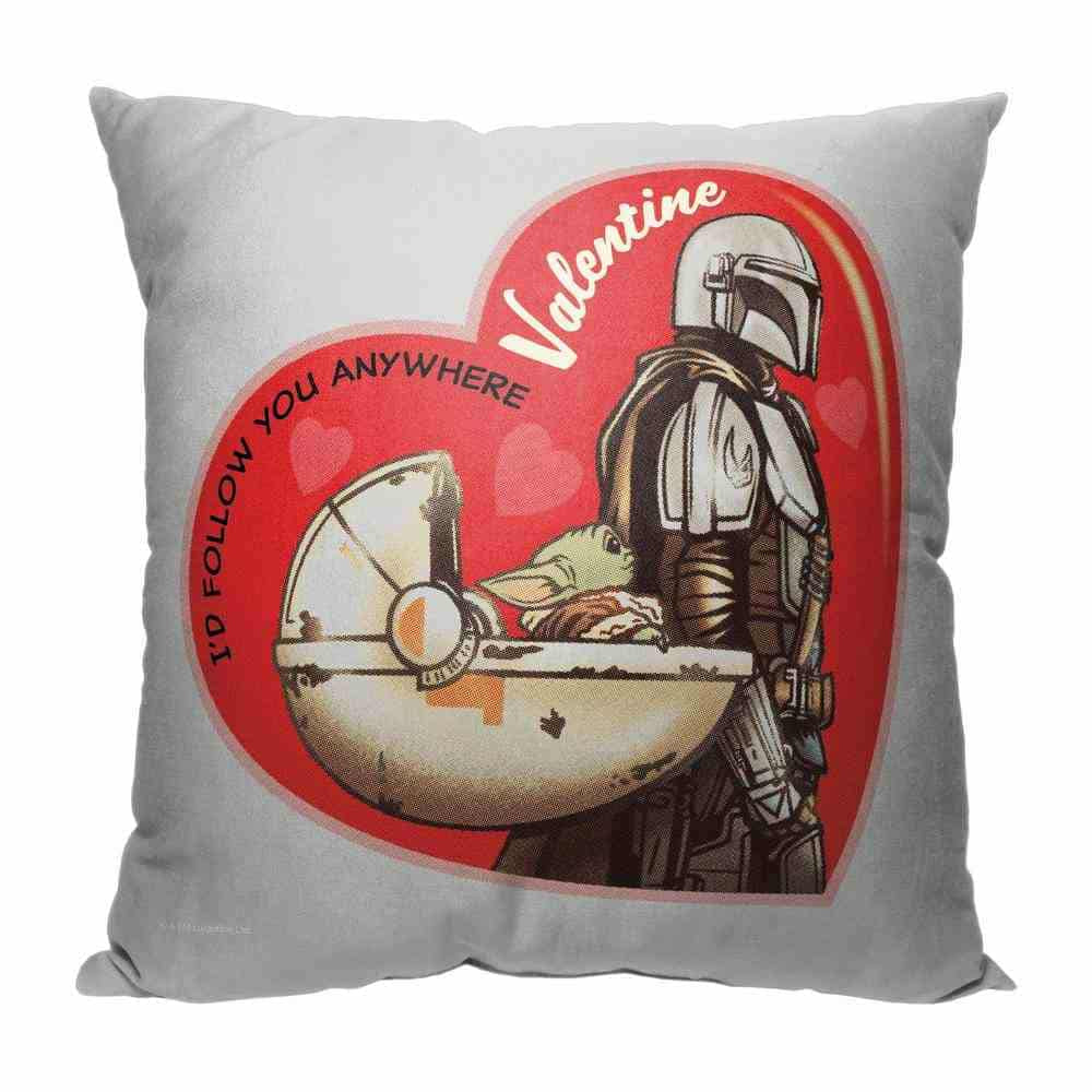 Disney Star Wars The Mandalorian This Is The Way Throw Pillow 18x18 Inches