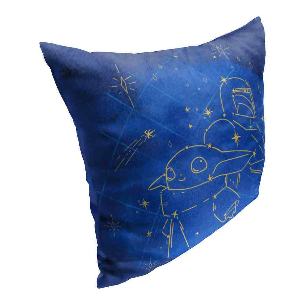 Disney Star Wars The Mandalorian Written In The Stars Throw Pillow 18x18 Inches