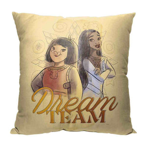 Disney Wish Dream Team Throw Pillow 18x18 Inches