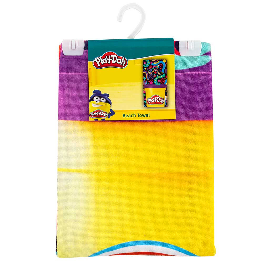 Hasbro Play Doh The Dough Beach Towel 30x60 Inches