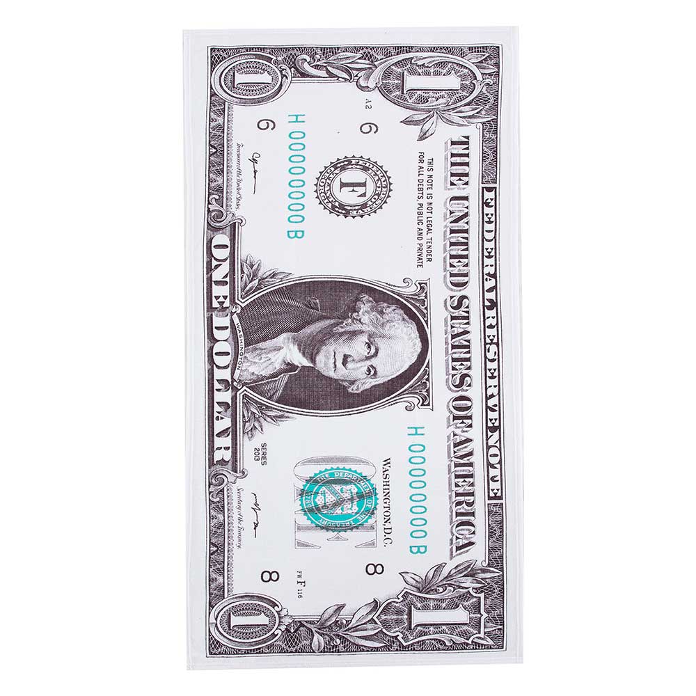 Dollar Bill Beach Towel 30x60 Inches