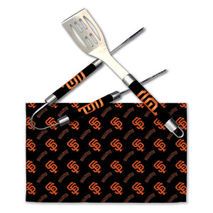 MLB San Francisco Giants 3-Piece BBQ Utensil Set 17.25 6 11 x 18 Inches