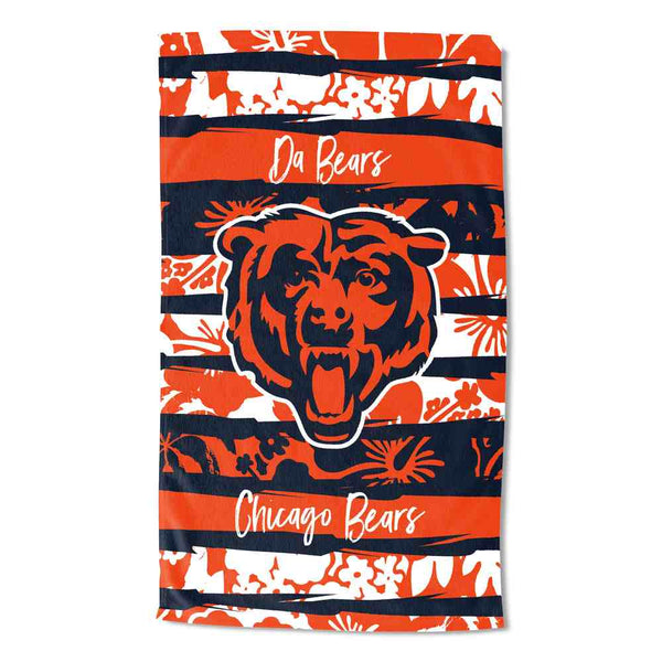 NFL Chicago Bears Pocket Beach Towel 35 x 60 Inches