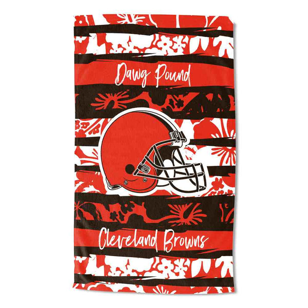 NFL Cleveland Browns Pocket Beach Towel 35 x 60 Inches