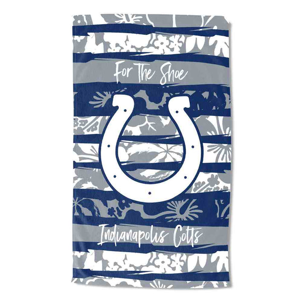NFL Indianapolis Colts Pocket Beach Towel 35 x 60 Inches