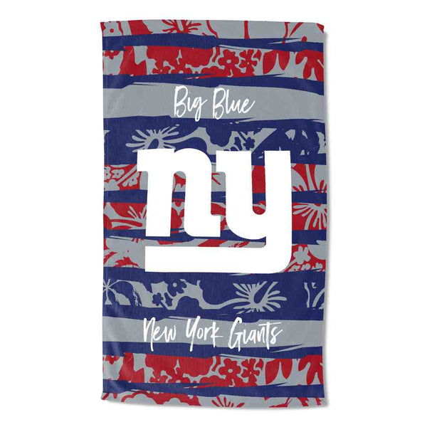 NFL New York Giants Pocket Beach Towel 35 x 60 Inches
