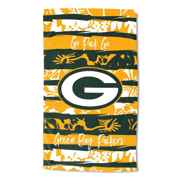 NFL Green Bay Packers Pocket Beach Towel 35 x 60 Inches