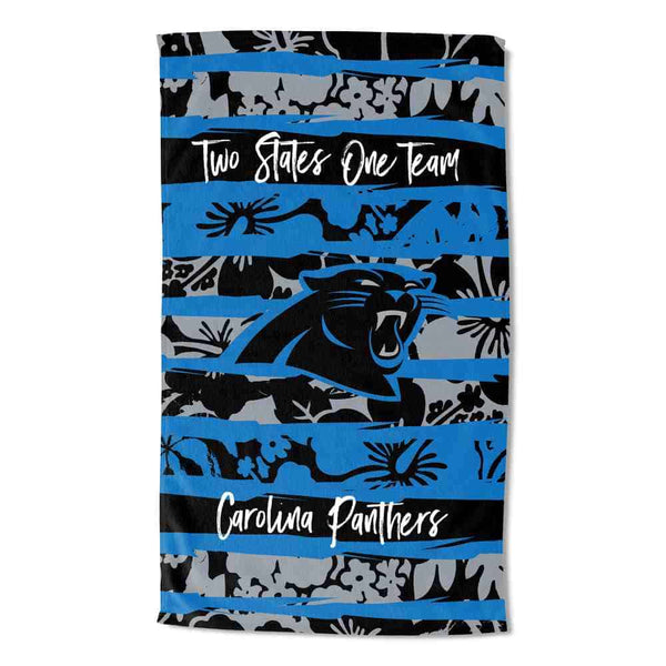 NFL Carolina Panthers Pocket Beach Towel 35 x 60 Inches