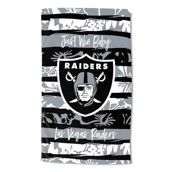 NFL Las Vegas Raiders Pocket Beach Towel 35 x 60 Inches