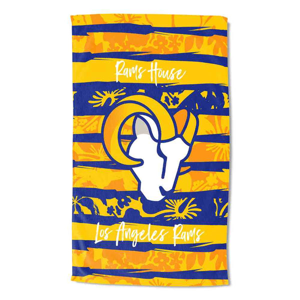 NFL Los Angeles Rams Pocket Beach Towel 35 x 60 Inches
