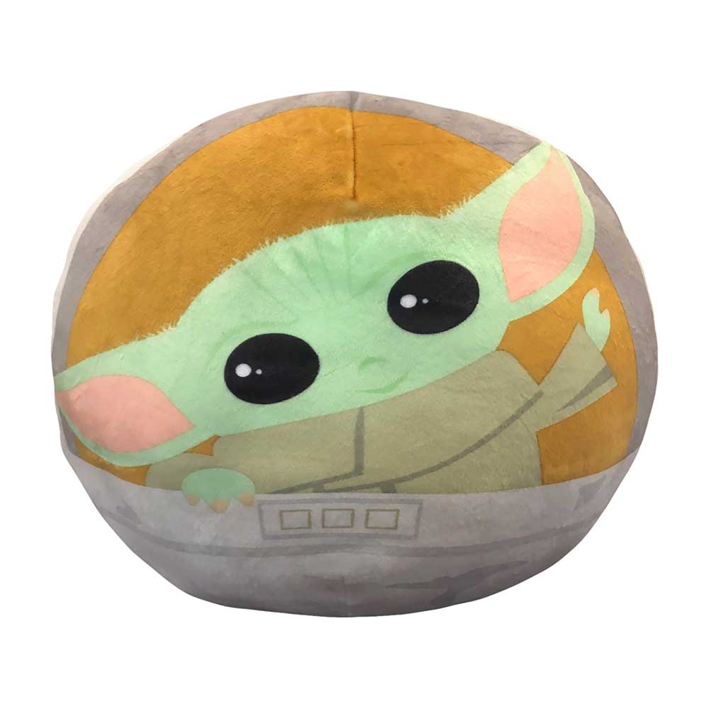 Disney Star Wars The Mandaloridan Child Carriage Round Cloud Pillow 11 Inches