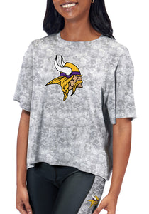 Minnesota Vikings Certo Women's Turnout T-Shirt - Gray