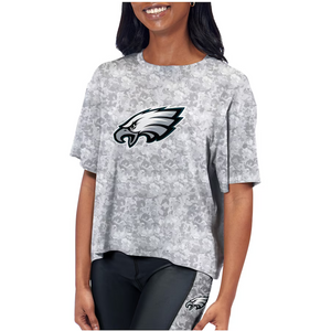 Philadelphia Eagles Certo Women's Turnout T-Shirt - Gray