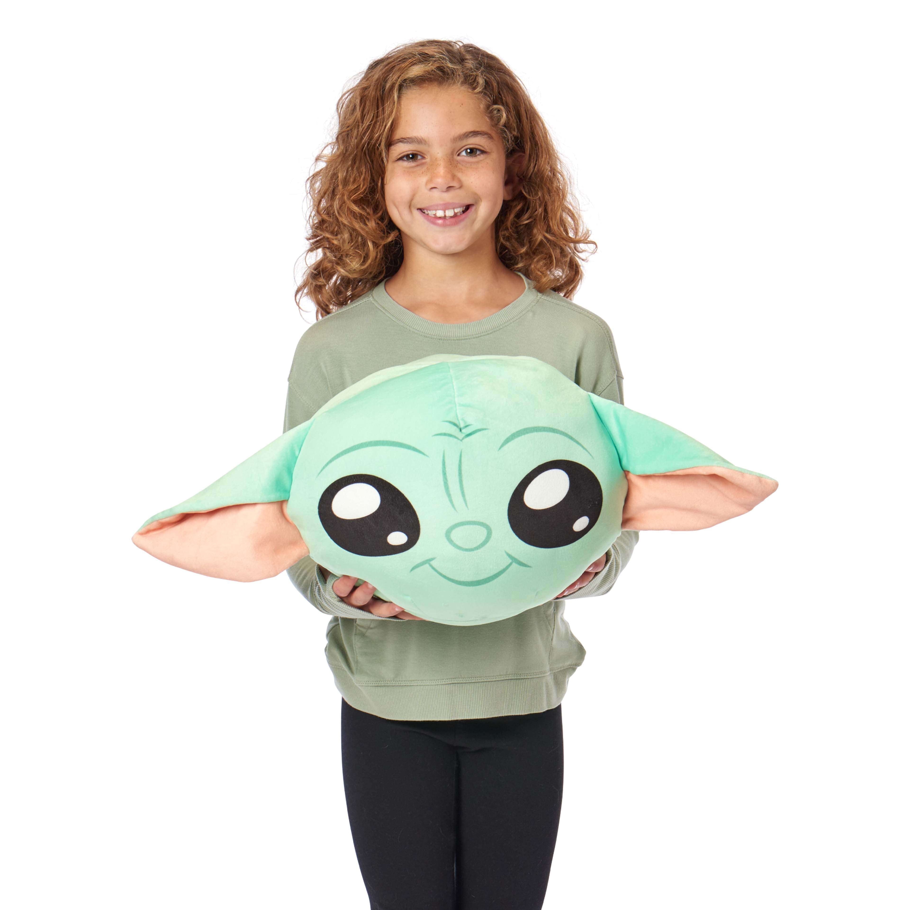 Disney Star Wars Grogu Kids Round Cloud Pillow 11 Inches