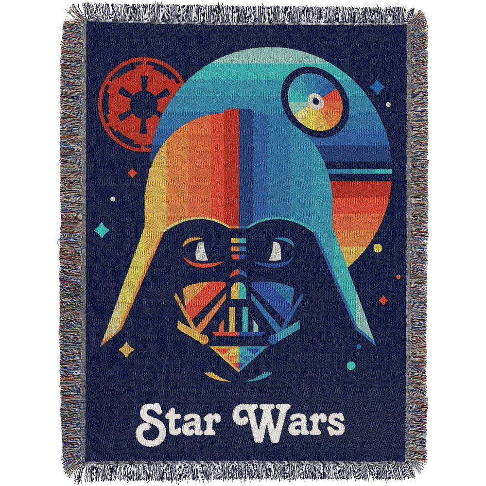 Disney Star Wars Moonrise Woven Tapestry Throw Blanket 48x60 Inches