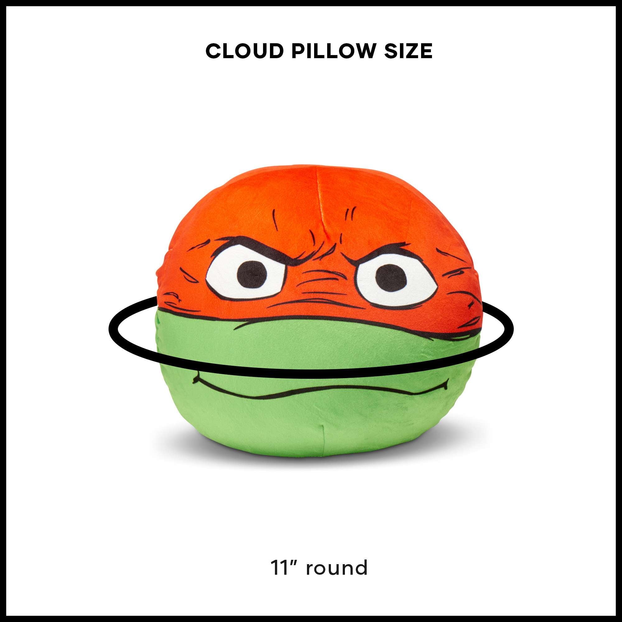 Nickelodeon Teenage Mutant Ninja Turtles Ralph Kids Round Cloud Pillow 11 Inches