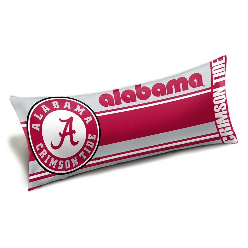 NCAA Alabama Crimson Tide Seal Body Pillow 19x48 Inches