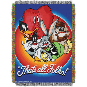 Warner Bros. Looney Tunes Favorite Show Woven Tapestry Wall Hanging 48x60 Inches