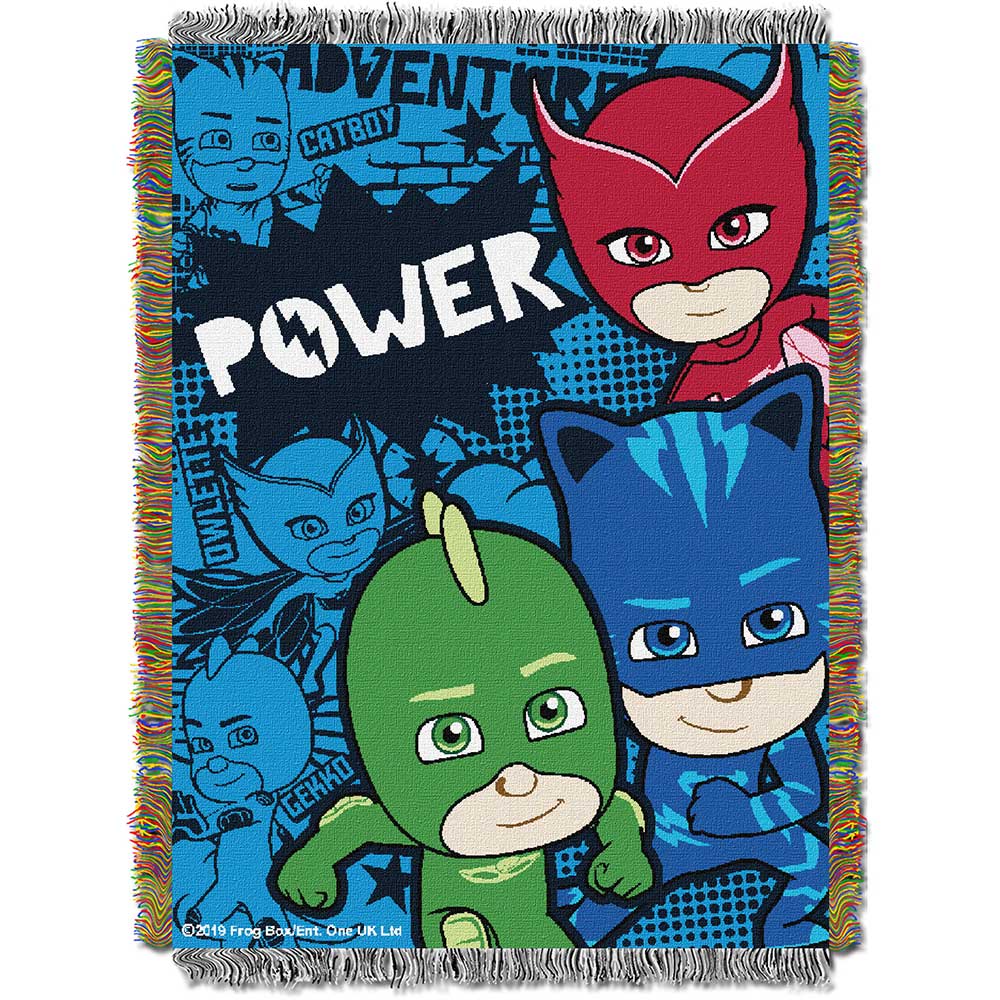 PJ Maske Power Trio Woven Tapestry Throws