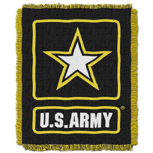 U.S. Army Army Jacquard Throw Blanket 46x60 Inches