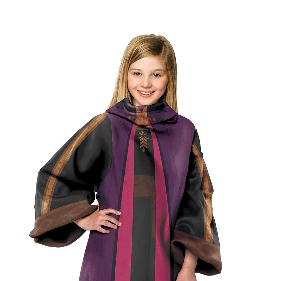 Disney Frozen 2 Anna Fall Gown Comfy Blanket With Sleeves 48x48 Inches
