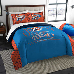 NBA Oklahoma City Thunder Reverse Slam F/Q Comforter Set