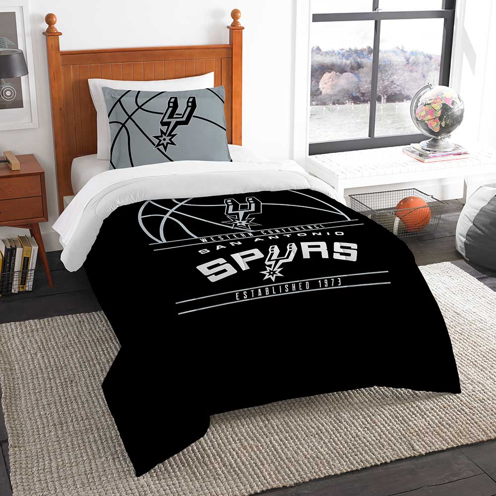 NBA San Antonio Spurs Reverse Slam Twin Comforter Set